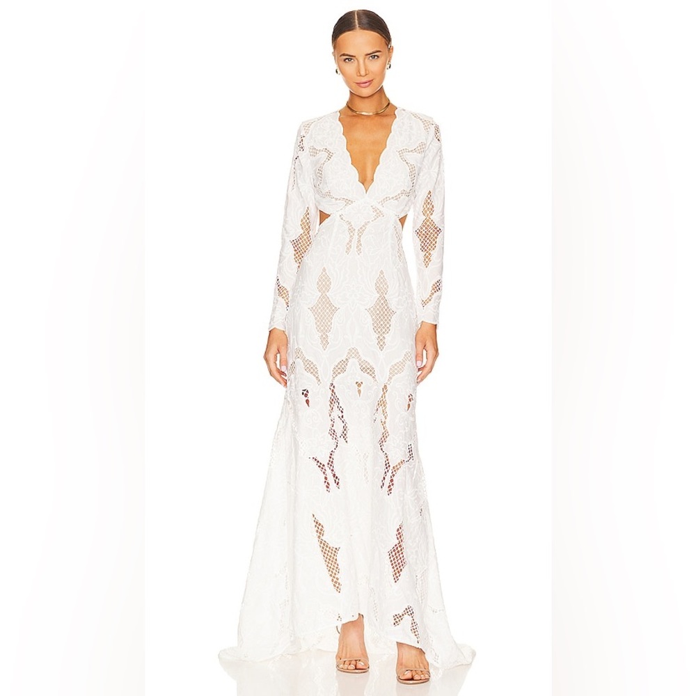 Elliatt White Lace Wedding Dress